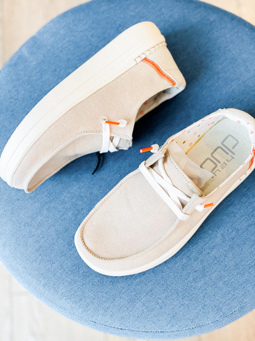 Черевики LE Wendy Rise Chambray Sandshell 30-44 текстиль літо бежевий, 39
