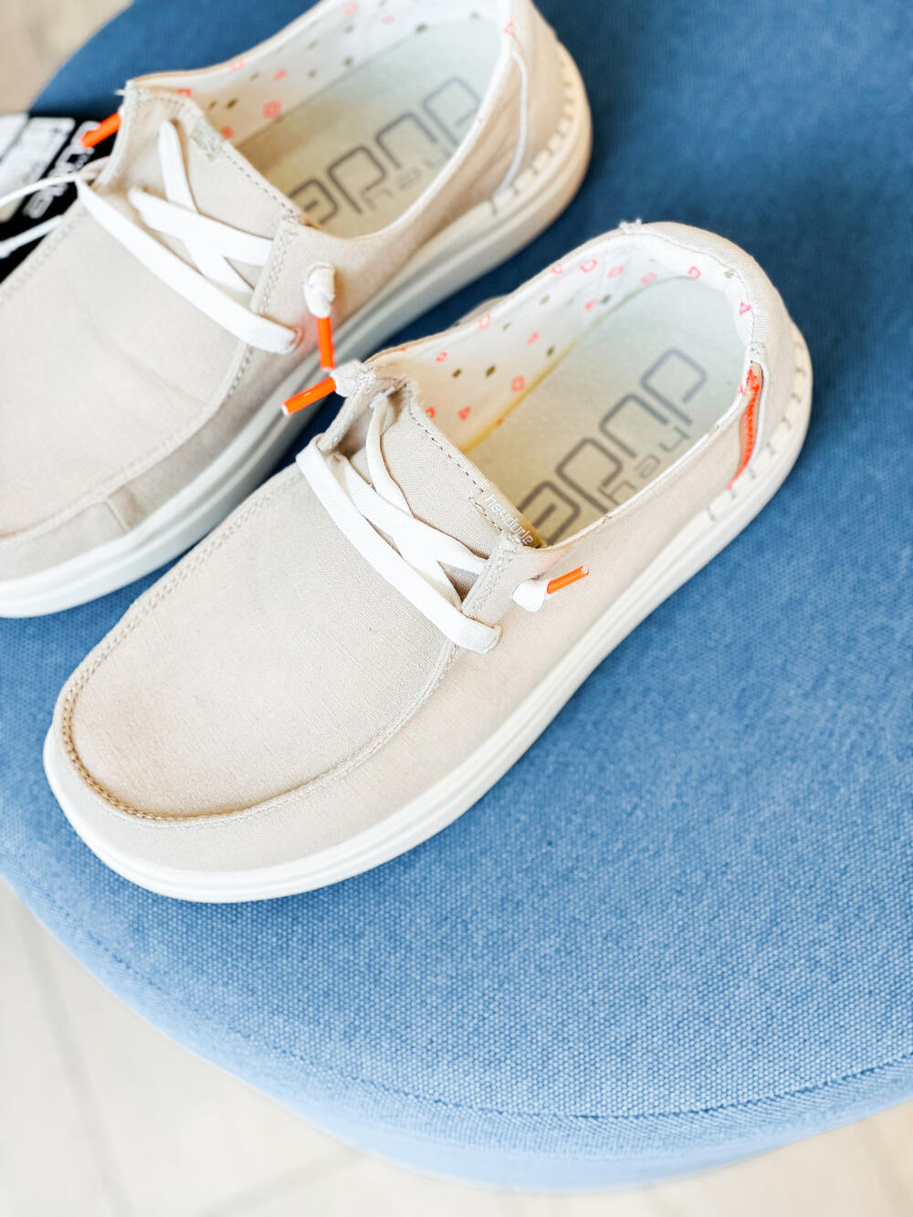 Черевики LE Wendy Rise Chambray Sandshell 30-44 текстиль літо бежевий, 39