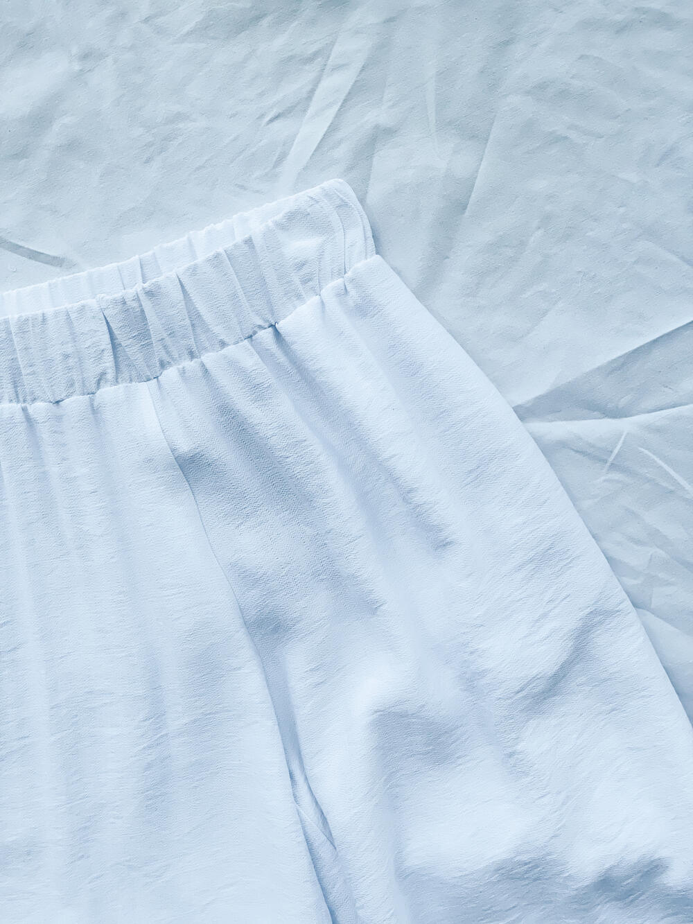 Брюки LK 502 широки жатка віскоза білий, 44/M