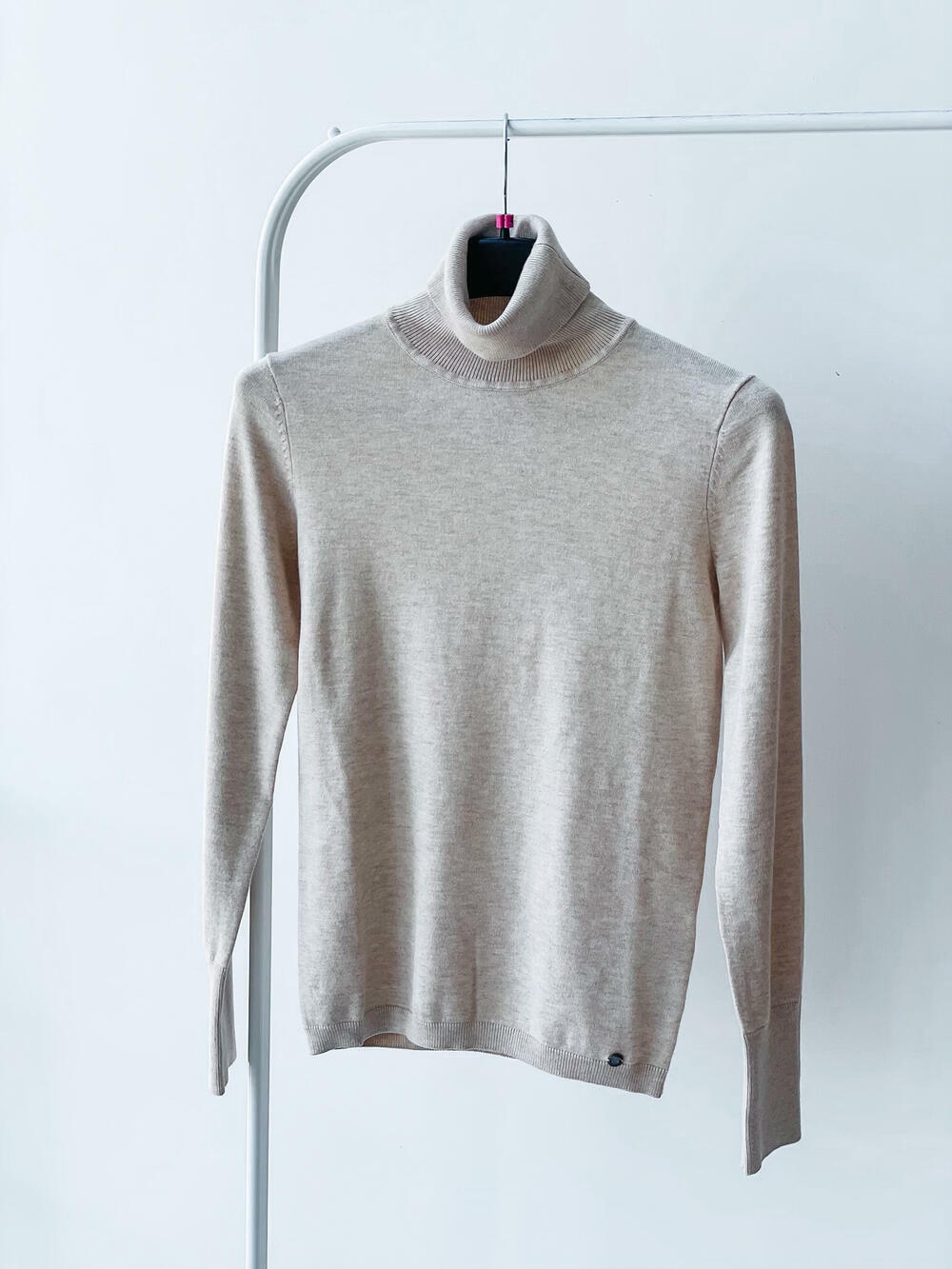 Гольф LS S-JULI трикотажний класичний бежевий меланж, XS