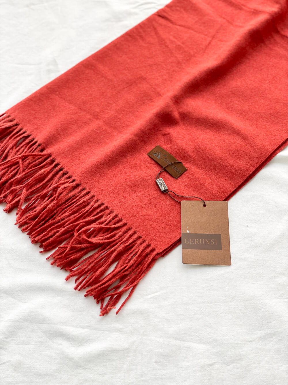 Палантин ДЖИНЛІ ЛЮКС теракотовий