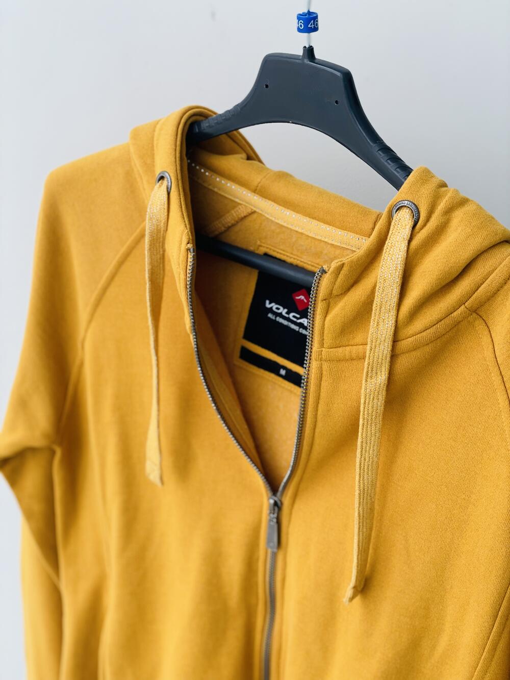 Світшот LC B-Kloe блискавка на футері жовтий, XL