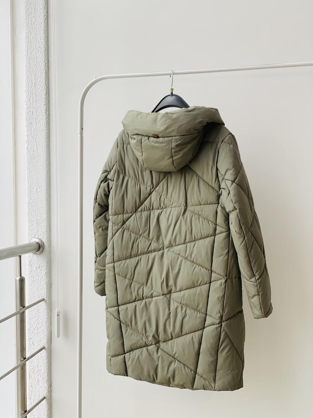 Пальто LG L22365 J-VILNUS стьобане оливка, S