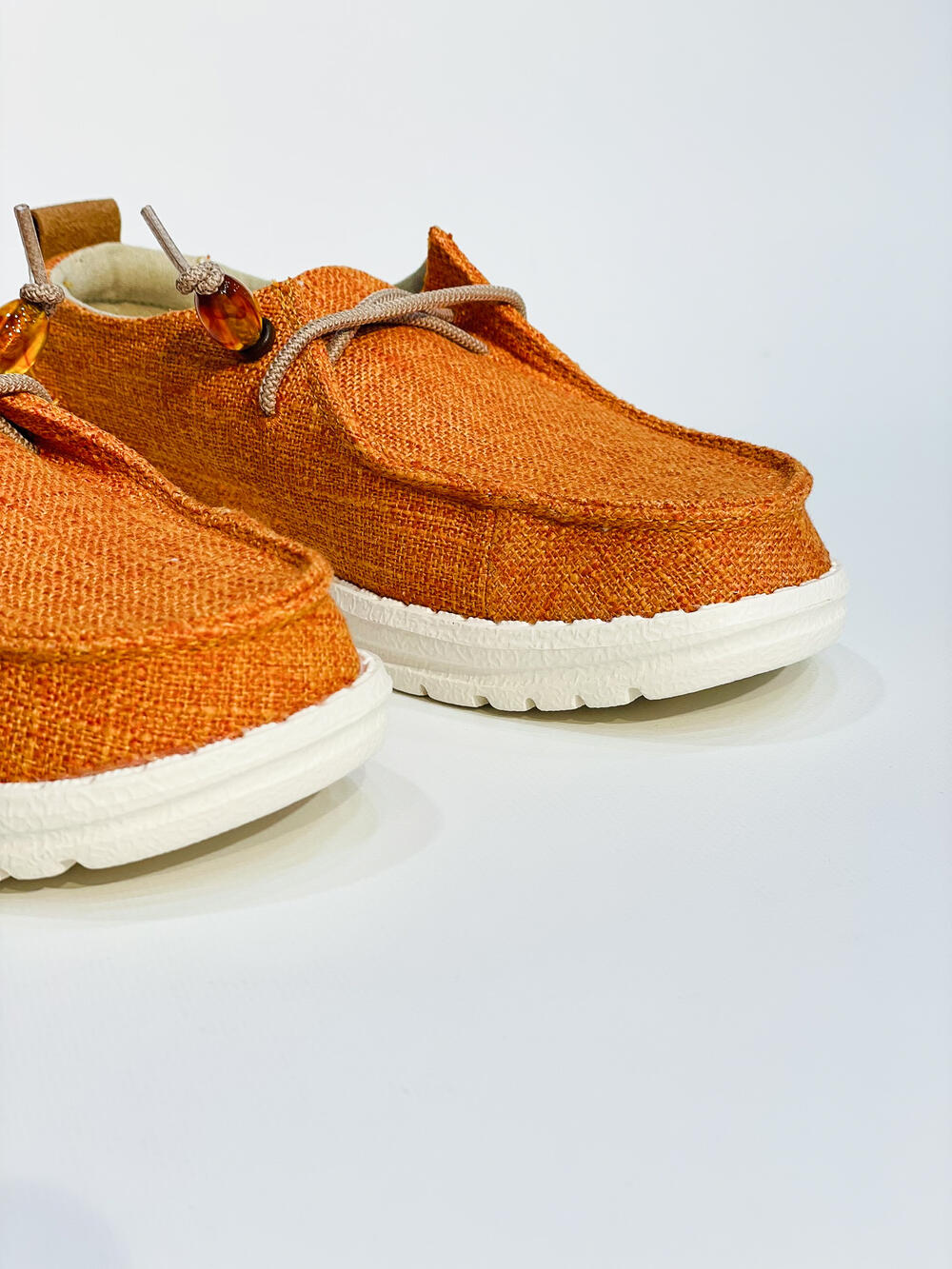 Мокасини жіночі  BORA SHINE TERRACOTA 30-5 текстильні літо теракотовий, 36