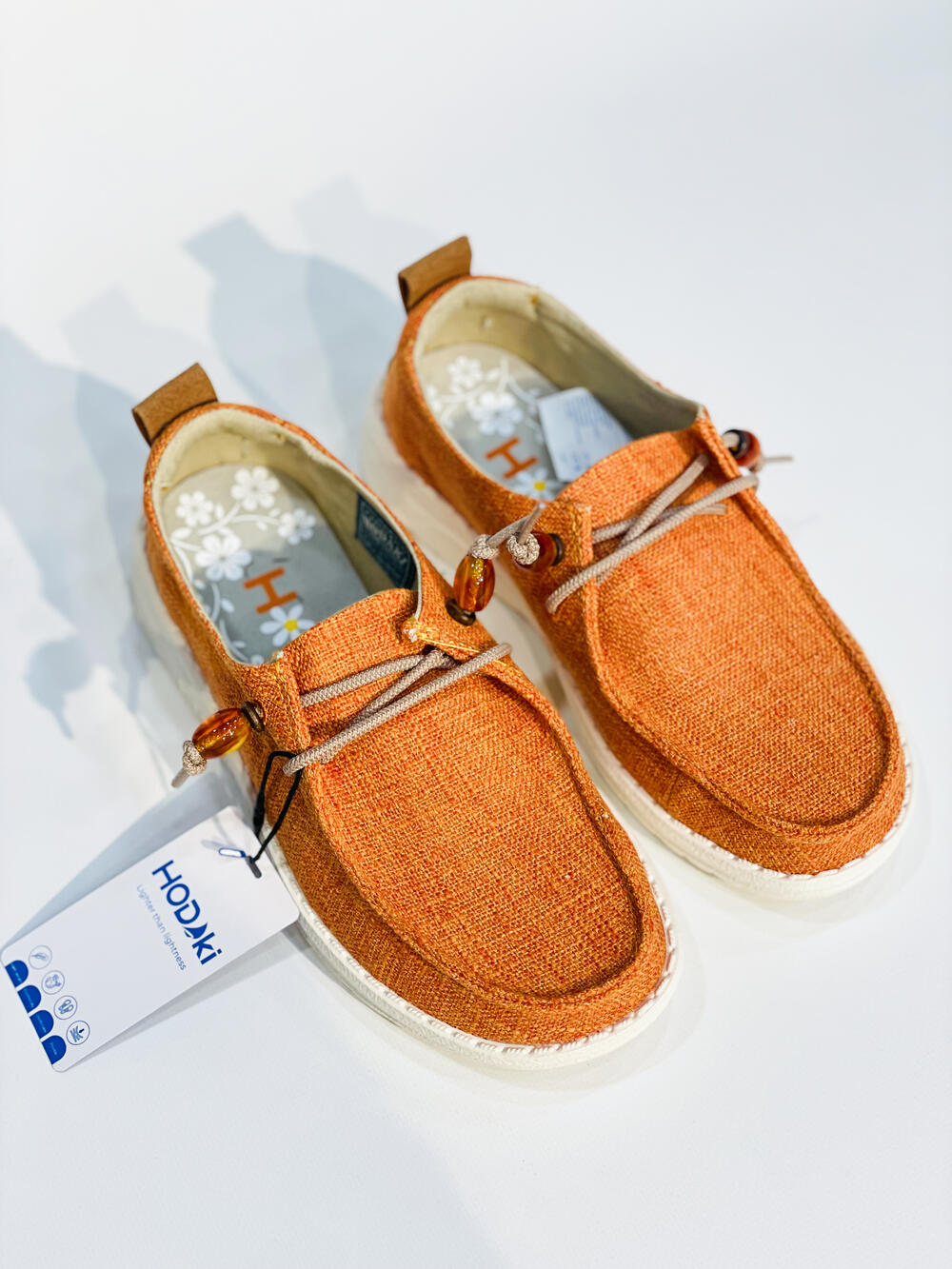 Мокасини жіночі  BORA SHINE TERRACOTA 30-5 текстильні літо теракотовий, 36