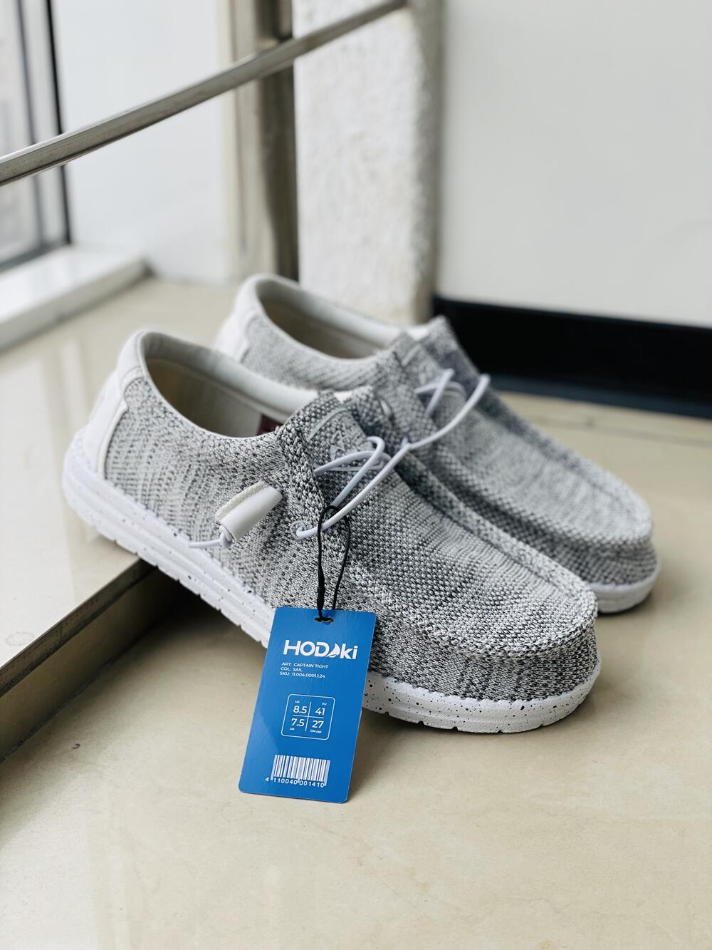 Мокасини чоловічи CAPTAIN TIGHT SAIL 20-146 текстиль літо сірий меланж, 42