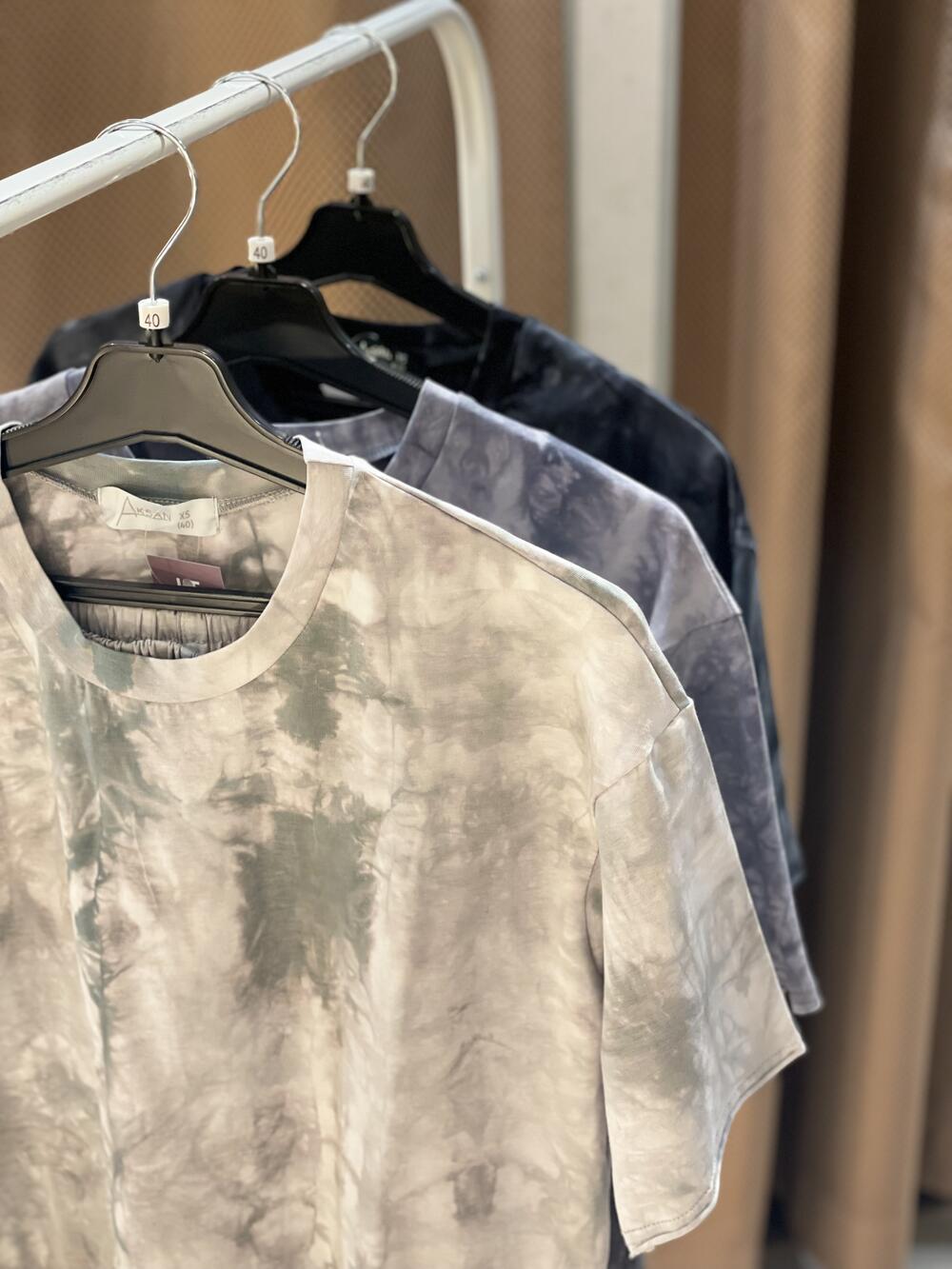 Костюм LL 2329 з шортами трикотаж тай-дай 