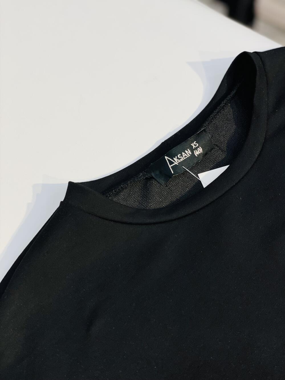 Костюм LL 2346 з шортами трикотаж чорний, 44/M