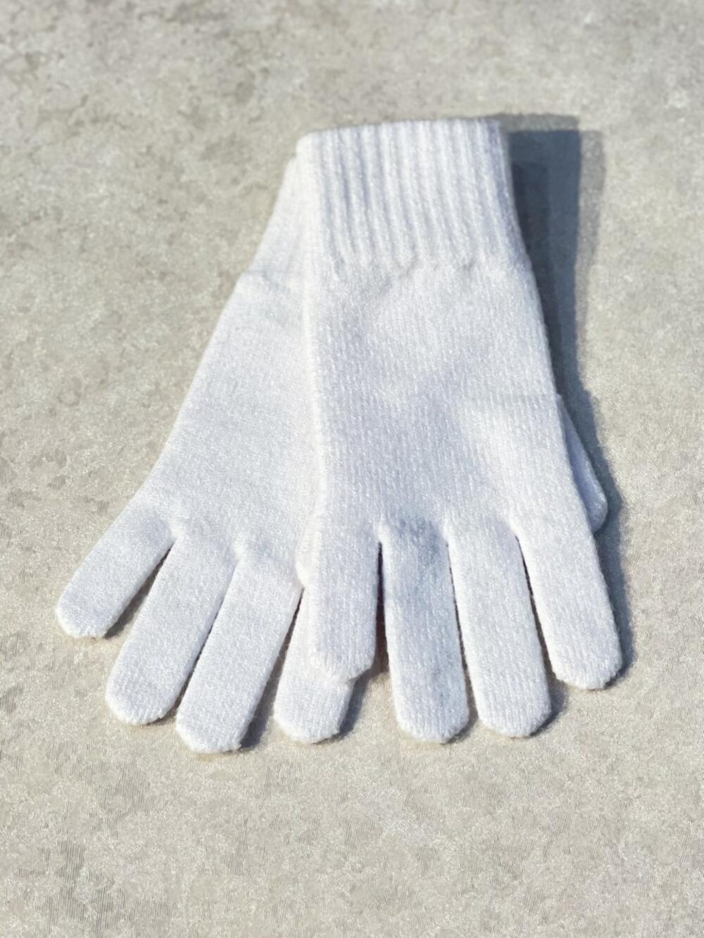 Рукавички Malisa ЄВА в'язані білий