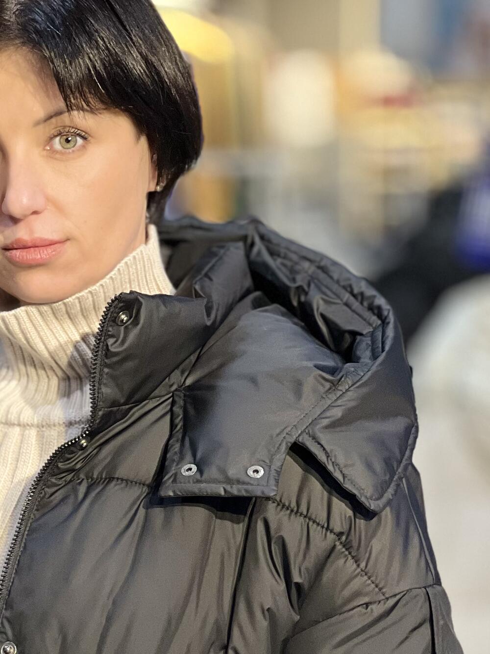 Пальто-пуховик LG 202 2839 довге зима 