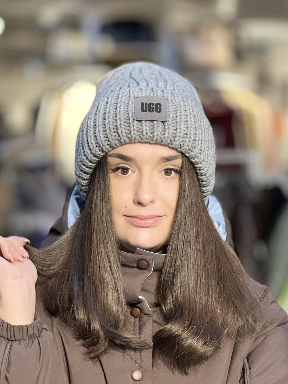 Шапка ATL КРАШ Бренд сірий