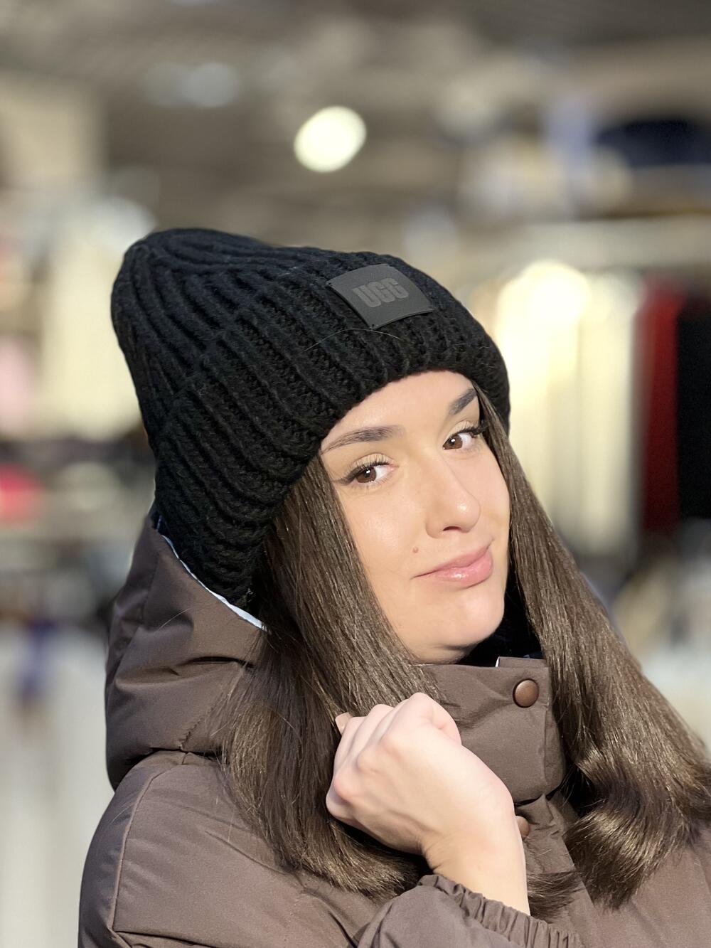 Шапка ATL КРАШ Бренд чорний