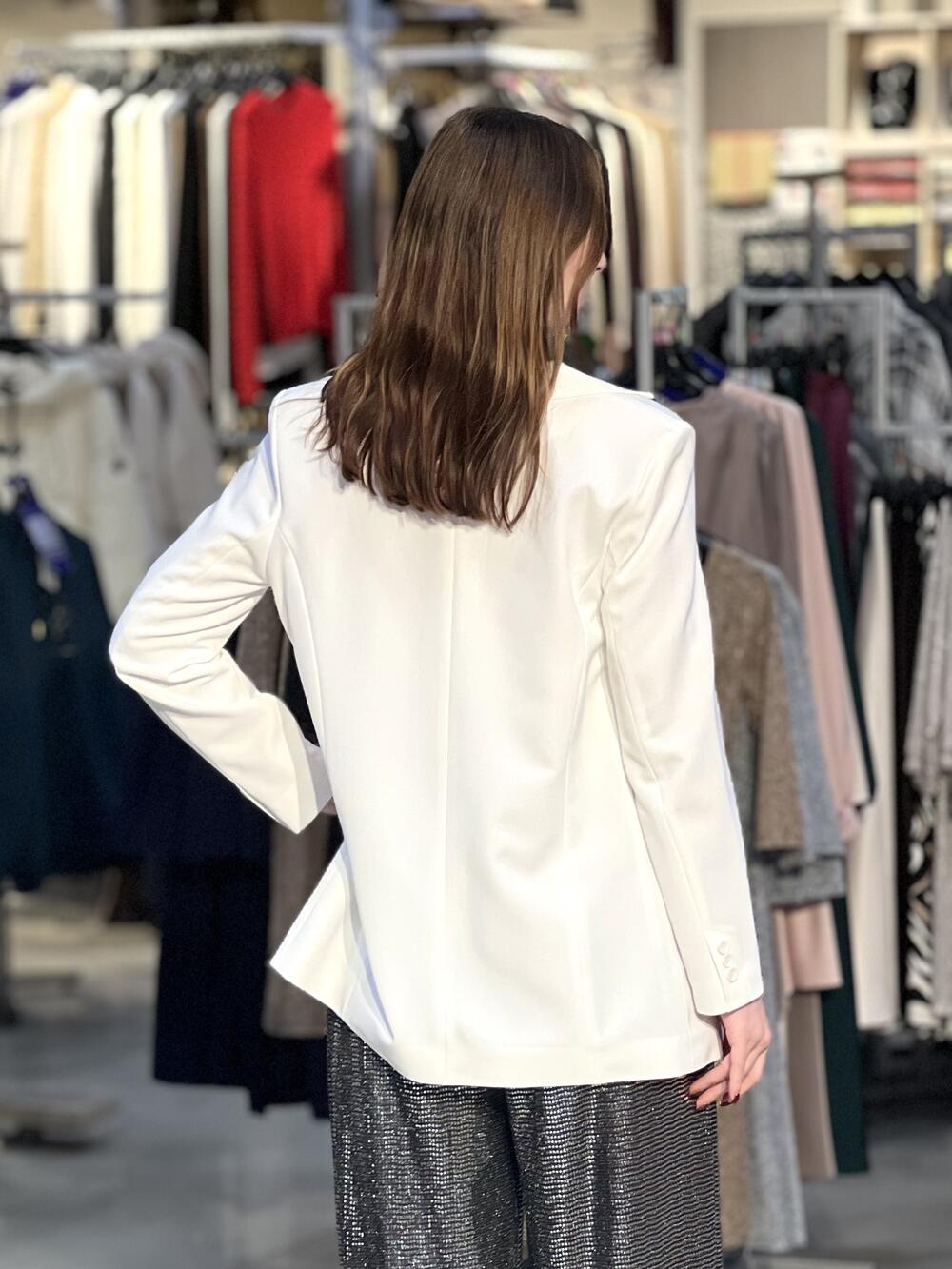 Жакет R@Y Ж-11 тіар прямий крем, 42/S