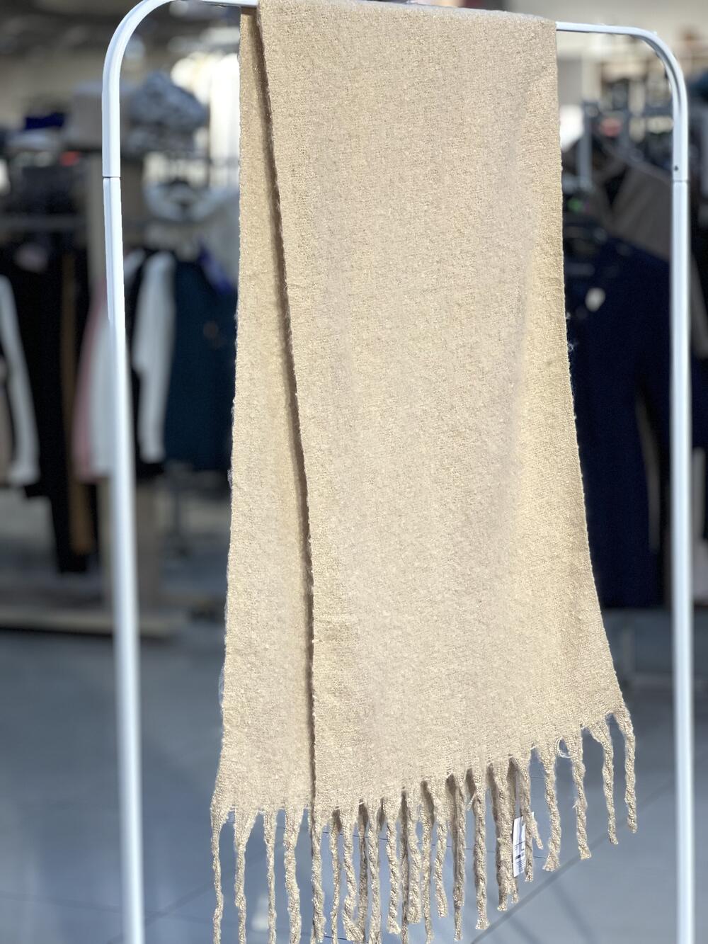 Палантин ПУШИН СОФТ кашемір бежевий