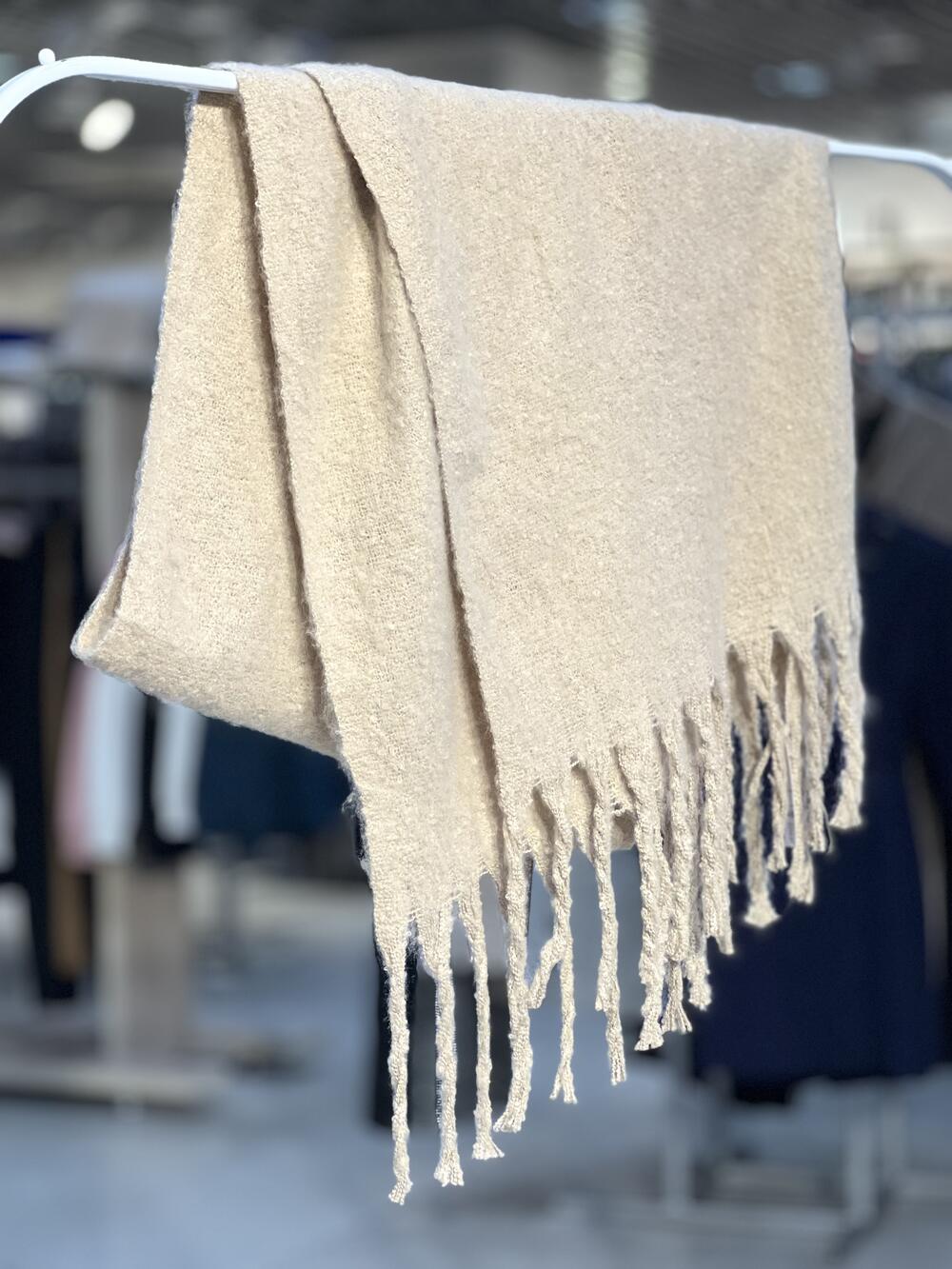 Палантин ПУШИН СОФТ кашемір бежевий