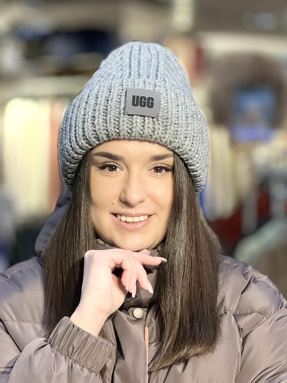 Шапка ATL КРАШ Бренд попіл