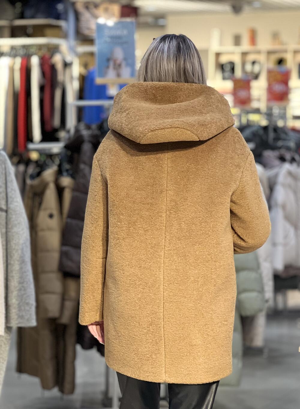 Шуба QE VB M-137/336 екохутро кемел, 50