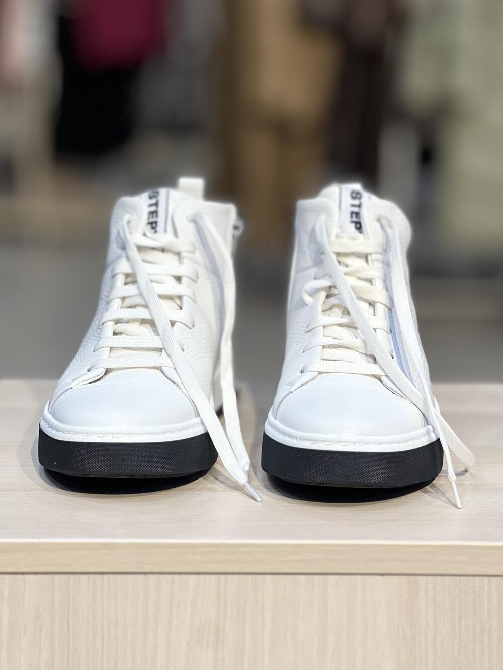 Черевики LF 8105 натуральна шкіра вовна зима білий, 36