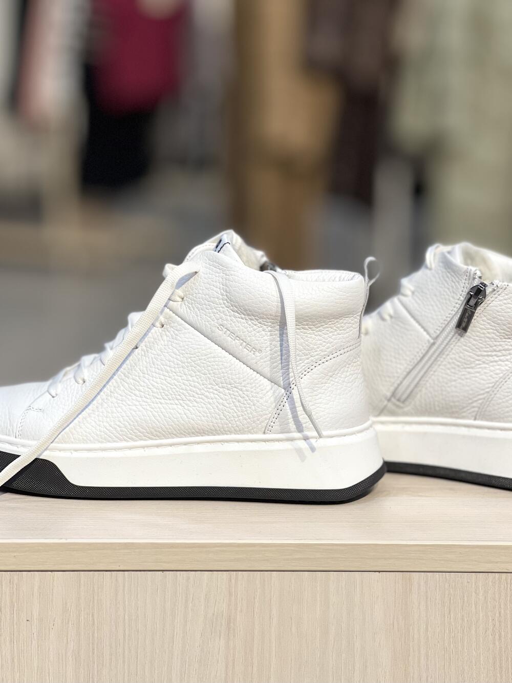 Черевики LF 8105 натуральна шкіра вовна зима білий, 36