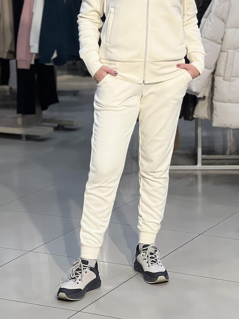 Брюки спортивні LH N-ALIS котон молочний, M