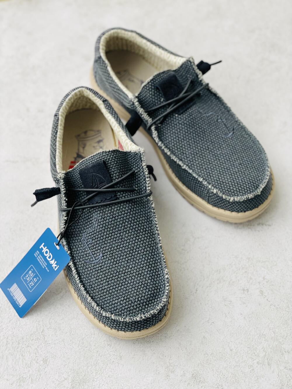 Мокасини чоловічі CAPTAIN JUTE REGATTA DEEP BLUE 20-145 текстиль літо синій, 40
