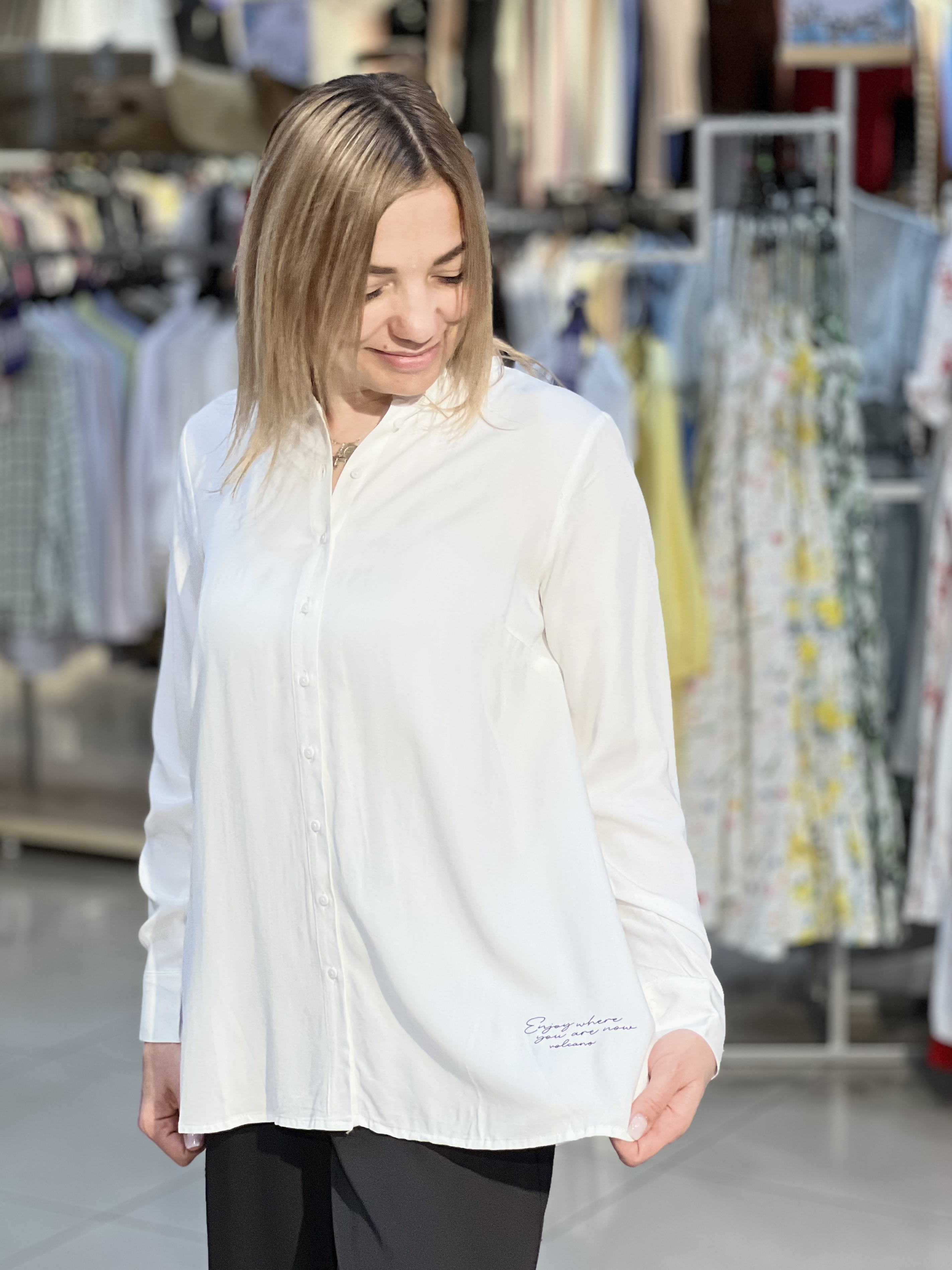 Сорочка LK L09347 K-EMMA д/р з вишивкою 