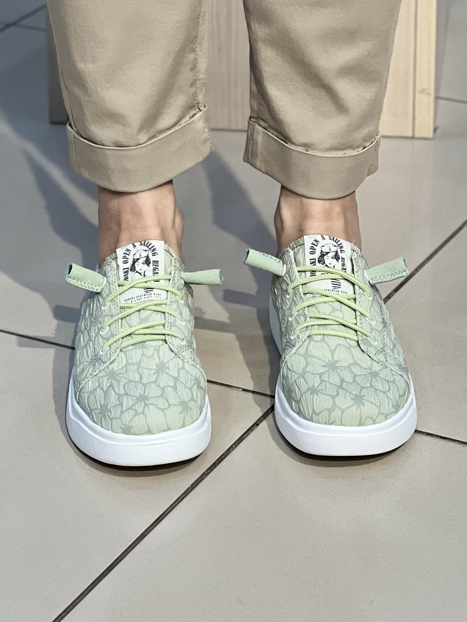 Кеди жіночі текстильні 30-92 JUGO BLOSSOM PISTACHIO текстиль жатка літо фісташка, 37