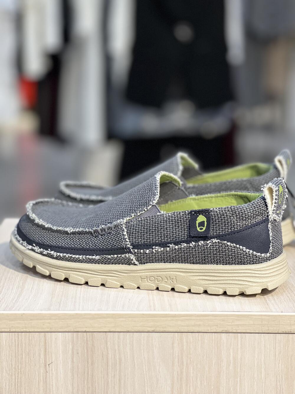 Мокасини чоловічі 30-95 BOATSWAIN CARESS BLACK літо чорно-сірий, 45