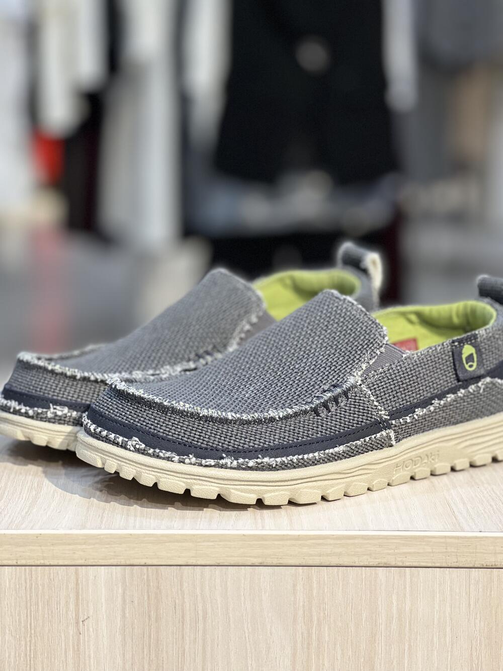 Мокасини чоловічі 30-95 BOATSWAIN CARESS BLACK літо чорно-сірий, 40