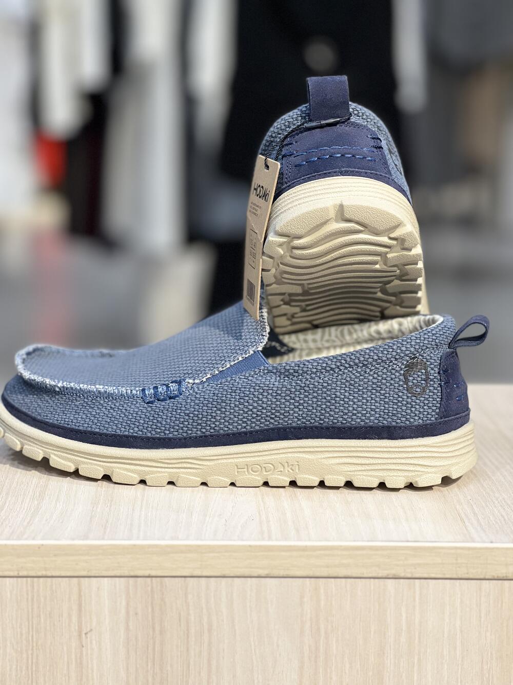 Мокасини чоловічі 30-82 BOATSWAIN JUTE DEEP BLUE літо сізий, 45