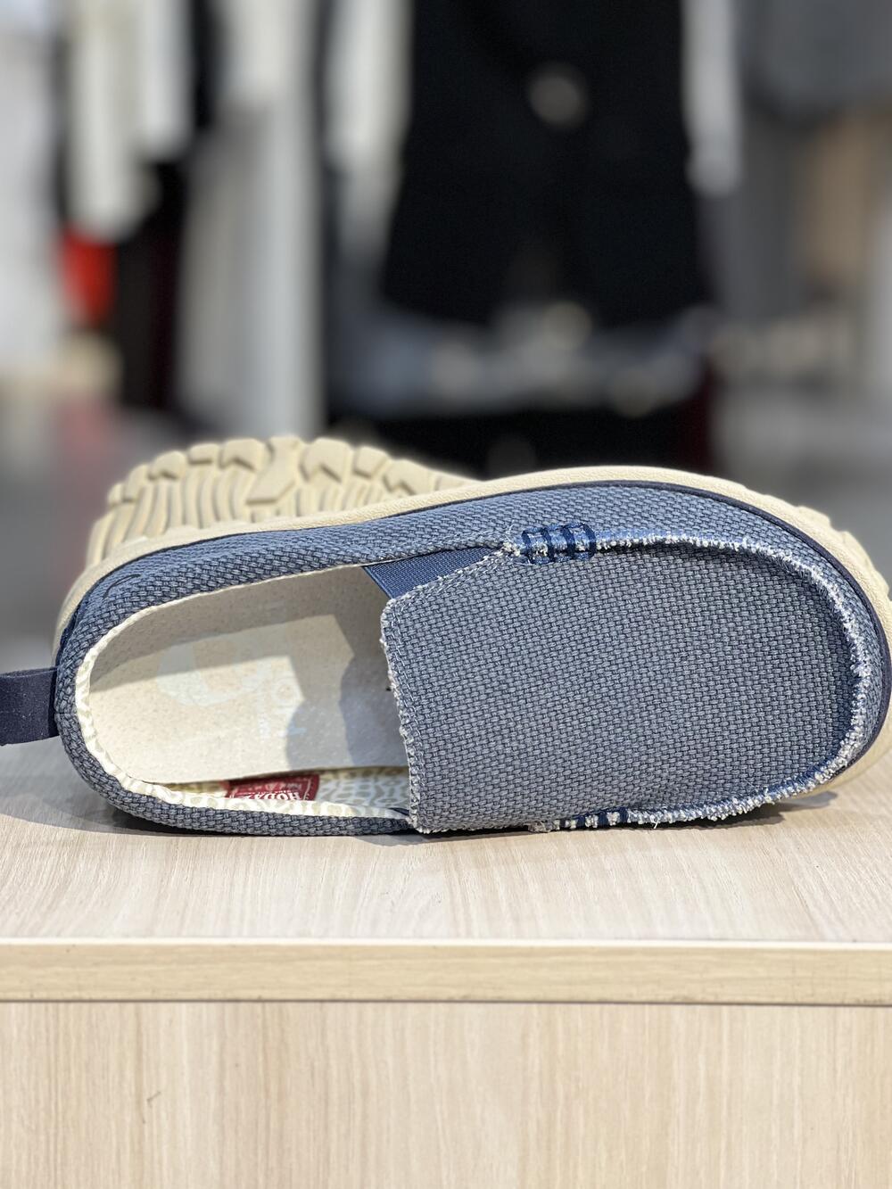 Мокасини чоловічі 30-82 BOATSWAIN JUTE DEEP BLUE літо сізий, 45