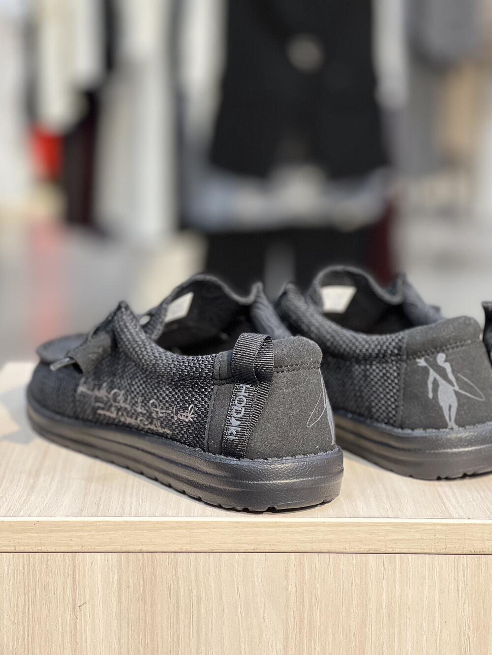 Мокасини чоловічі CAPTAIN TIGHT SURF BLACK 20-147 текстиль літо чорно-сірий, 42