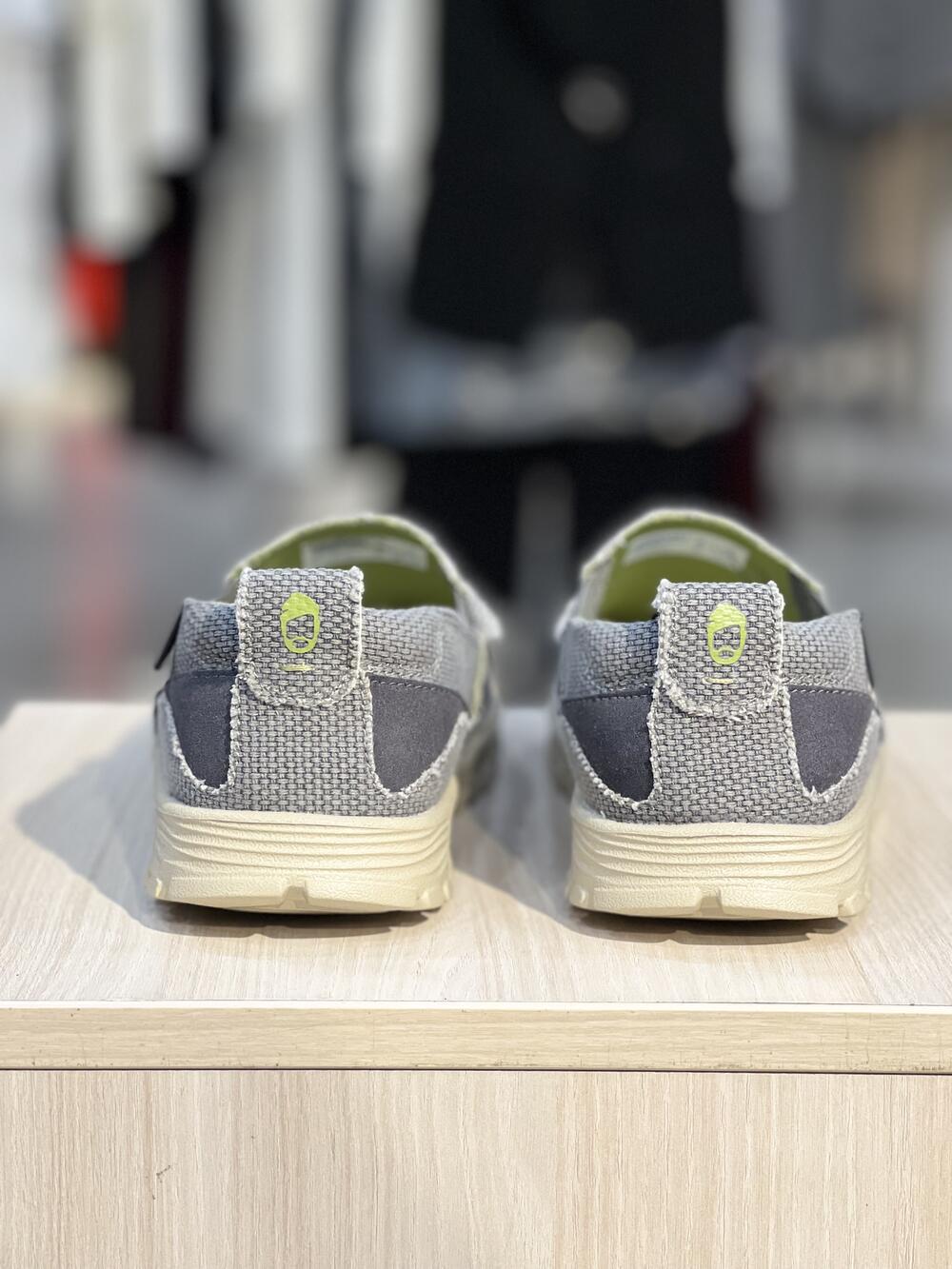 Мокасини чоловічі 30-72 BOATSWAIN CARESS DARK GREY літо т.сірий, 45