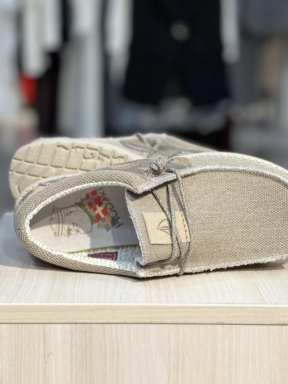 Мокасини чоловічі CAPTAIN JUTE TURTLE 20-144 текстиль літо бежевий меланж, 44