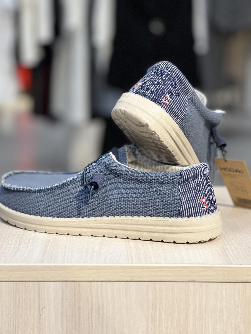Мокасини чоловічі CAPTAIN JUTE REGATTA DEEP BLUE 20-145 текстиль літо синій, 46