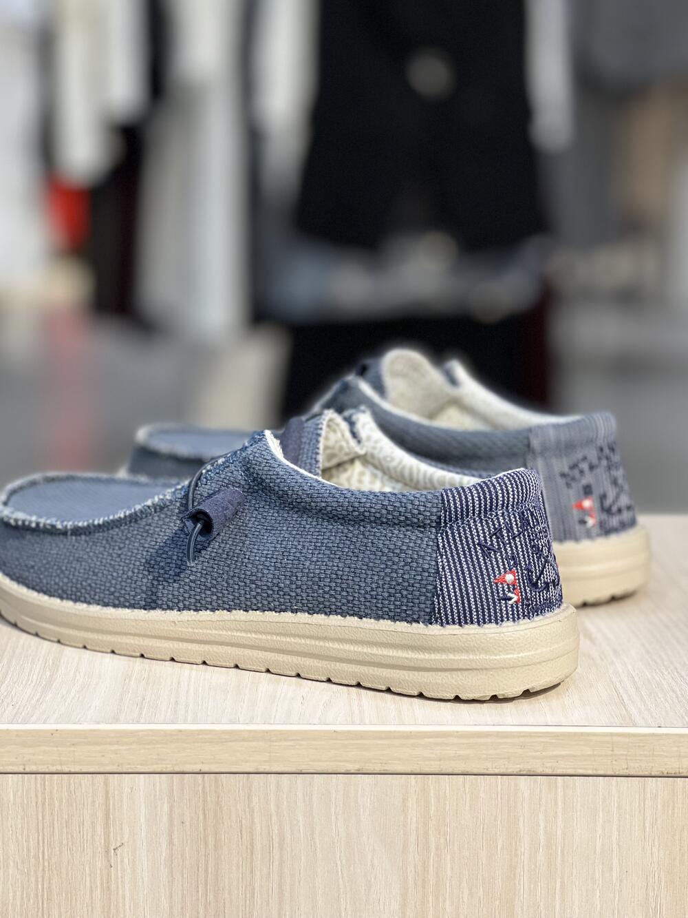 Мокасини чоловічі CAPTAIN JUTE REGATTA DEEP BLUE 20-145 текстиль літо синій, 46