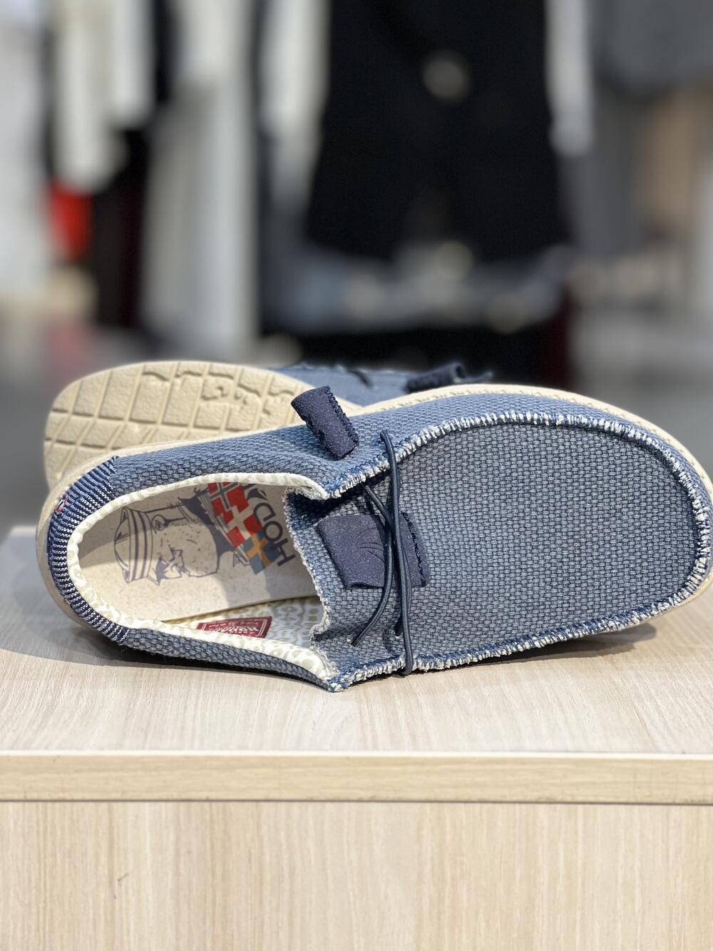 Мокасини чоловічі CAPTAIN JUTE REGATTA DEEP BLUE 20-145 текстиль літо синій, 46