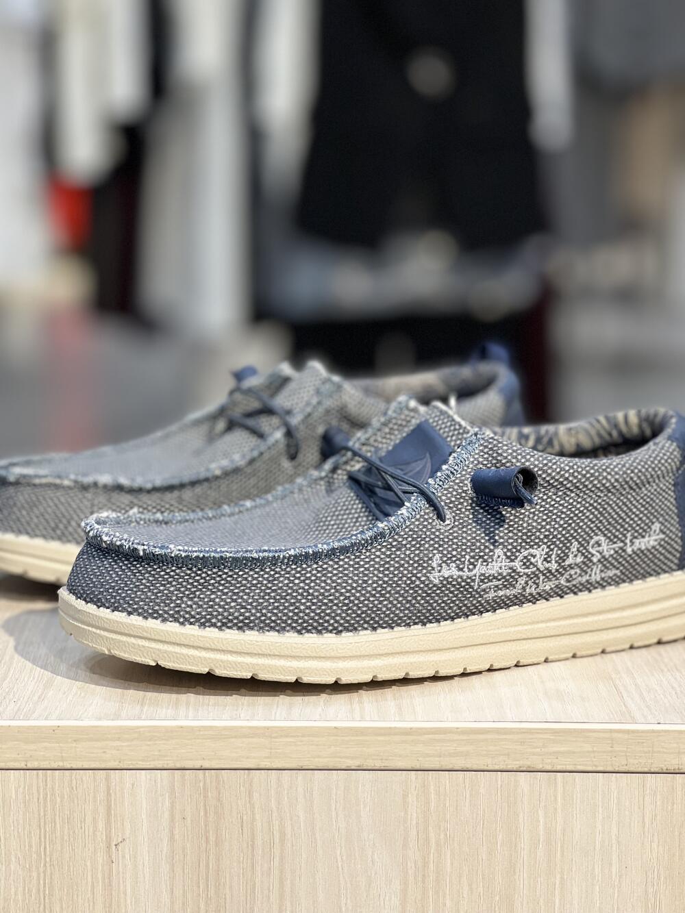 Мокасини чоловічі CAPTAIN JUTE SURF POCKMARKED 20-149 текстиль літо 