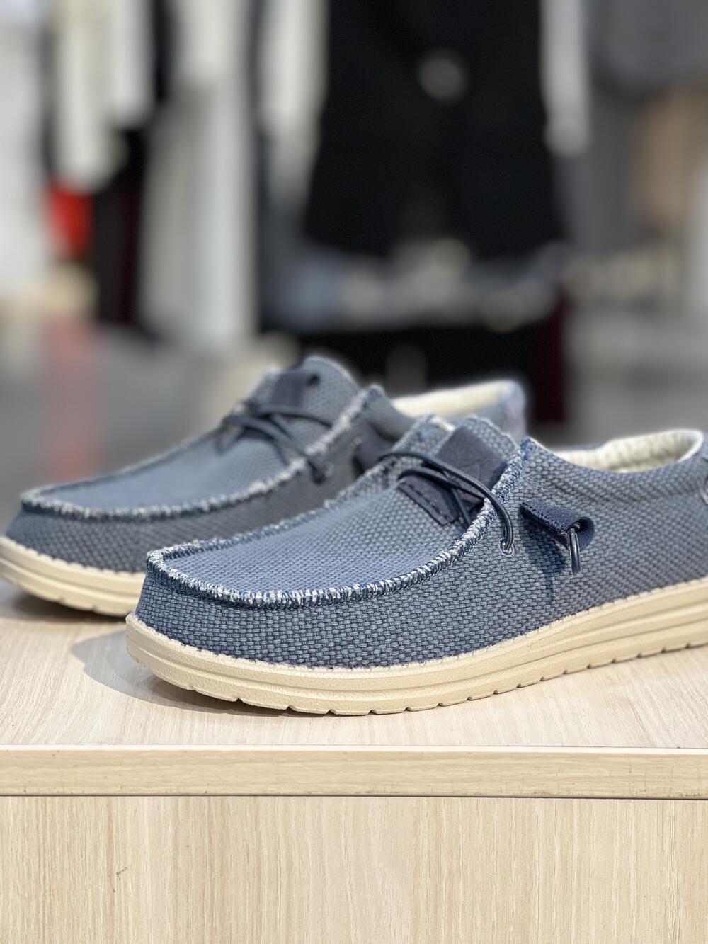 Мокасини чоловічі CAPTAIN JUTE REGATTA DEEP BLUE 20-145 текстиль літо 