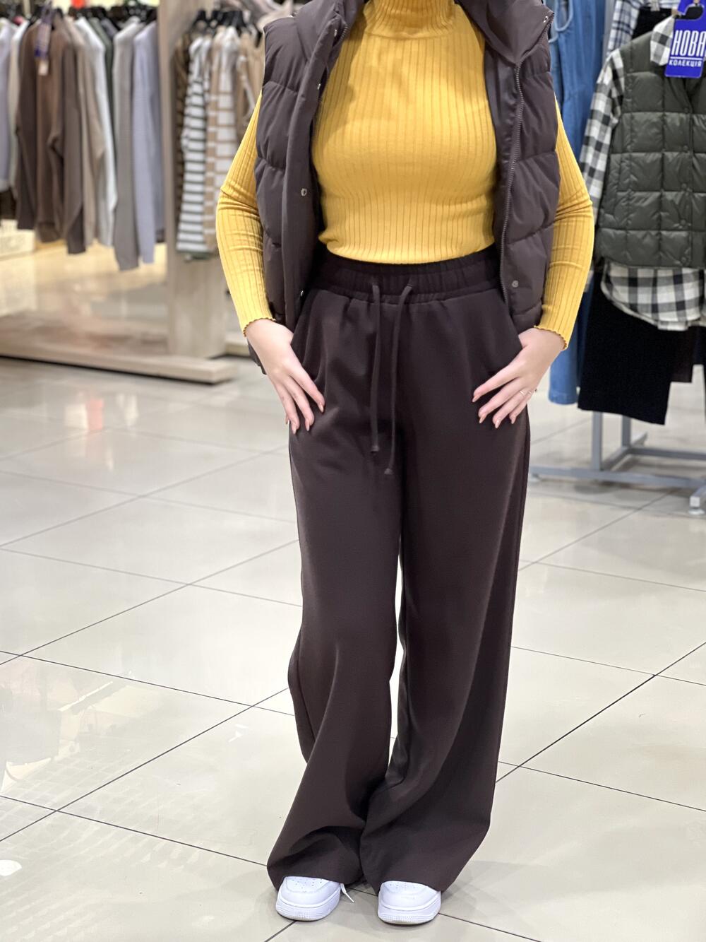 Брюки LP 241039 широкі з затяжкою 