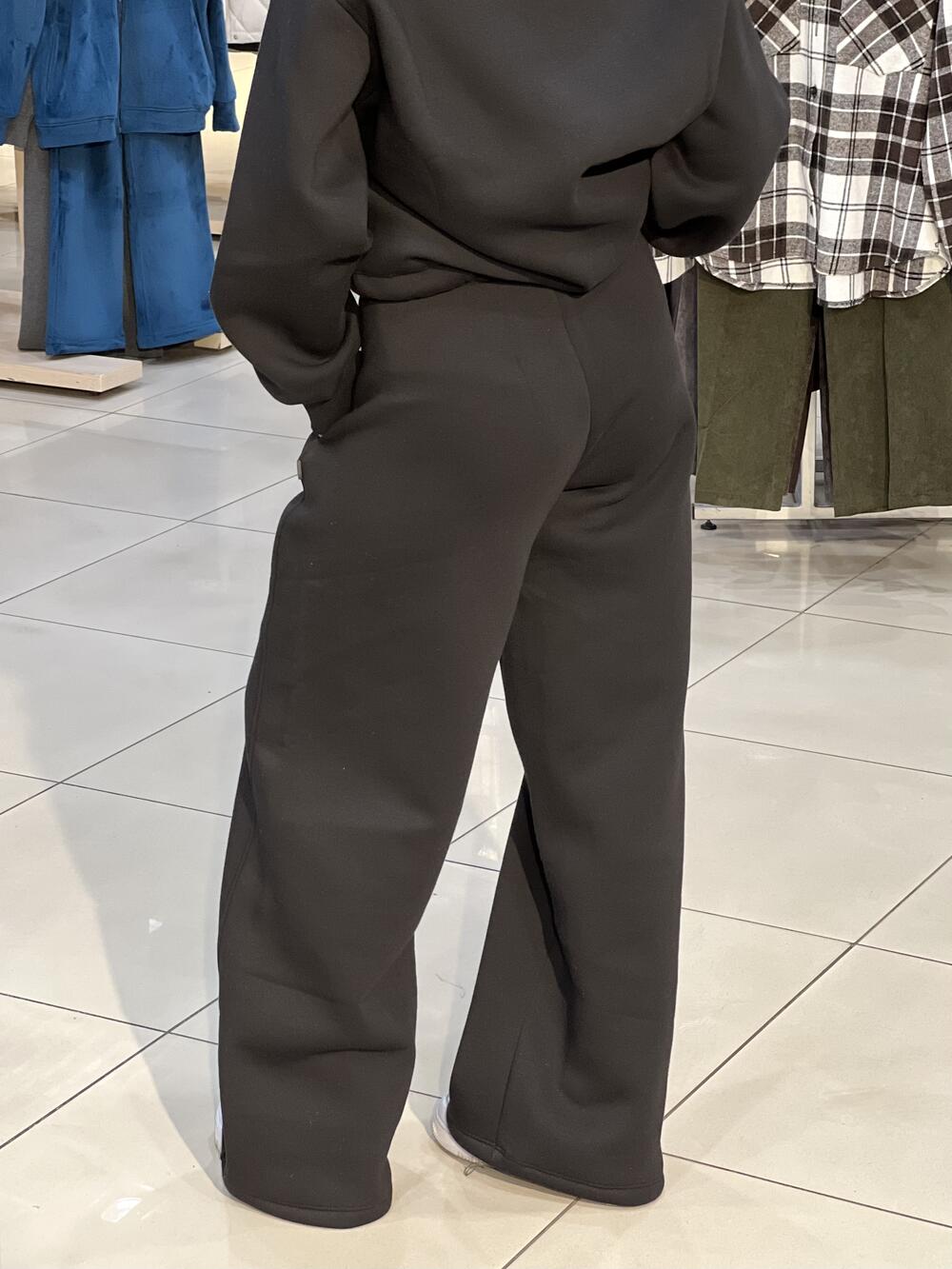 Брюки LP LC050p широкі утеплені футером чорний, XL