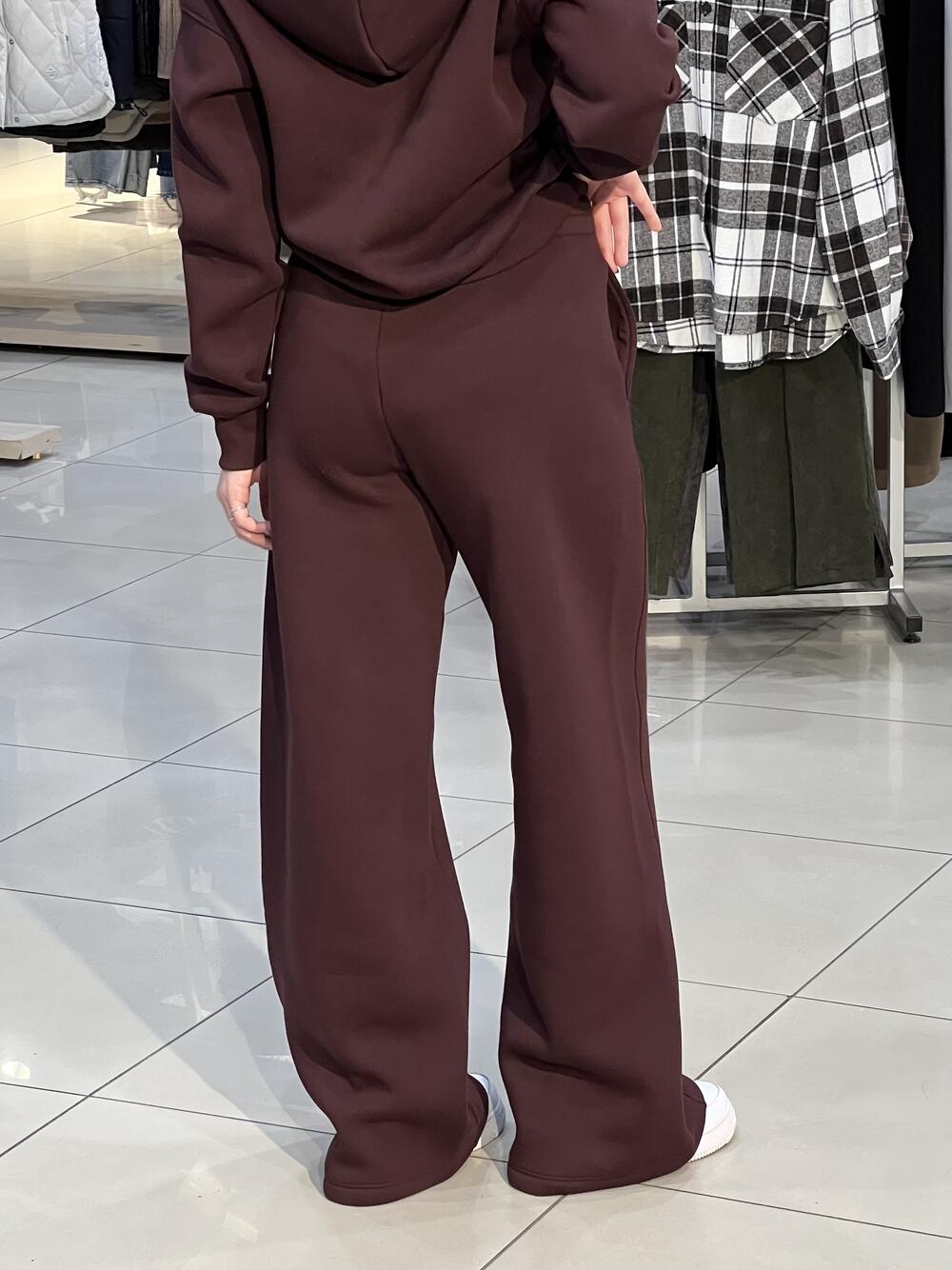 Брюки LP LC050p широкі утеплені футером бордовий, S