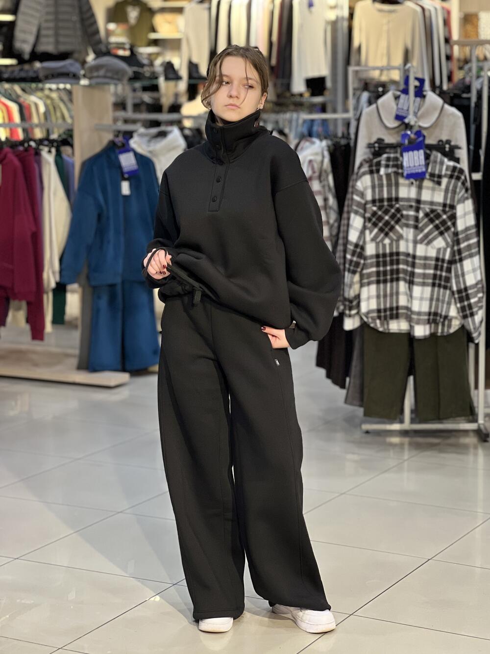 Брюки LP LC050p широкі утеплені футером чорний, L