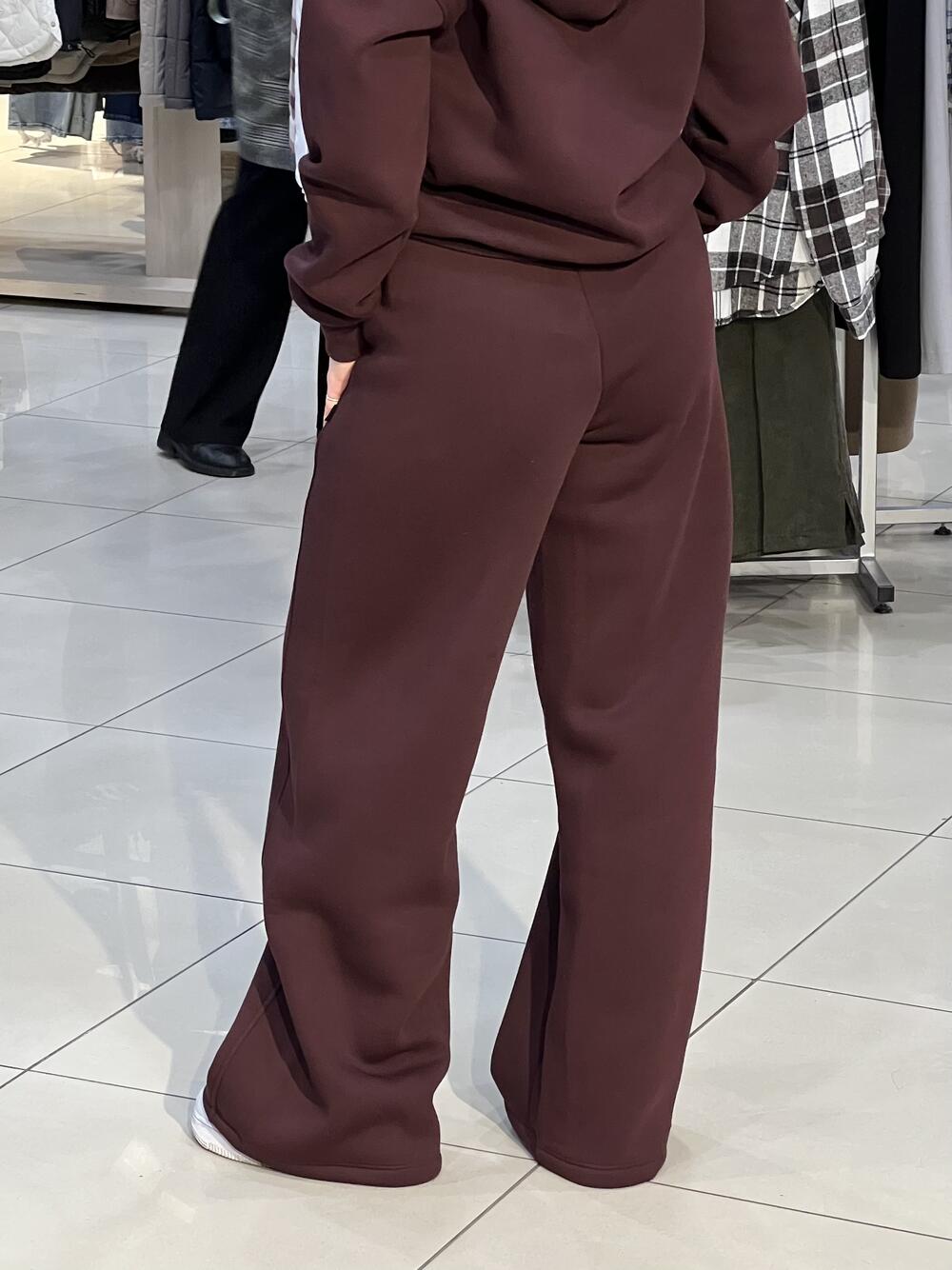 Брюки LP LC050p широкі утеплені футером бордовий, M