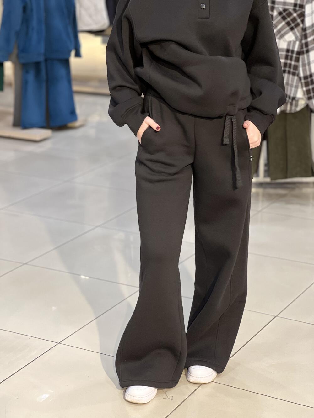 Брюки LP LC050p широкі утеплені футером чорний, M