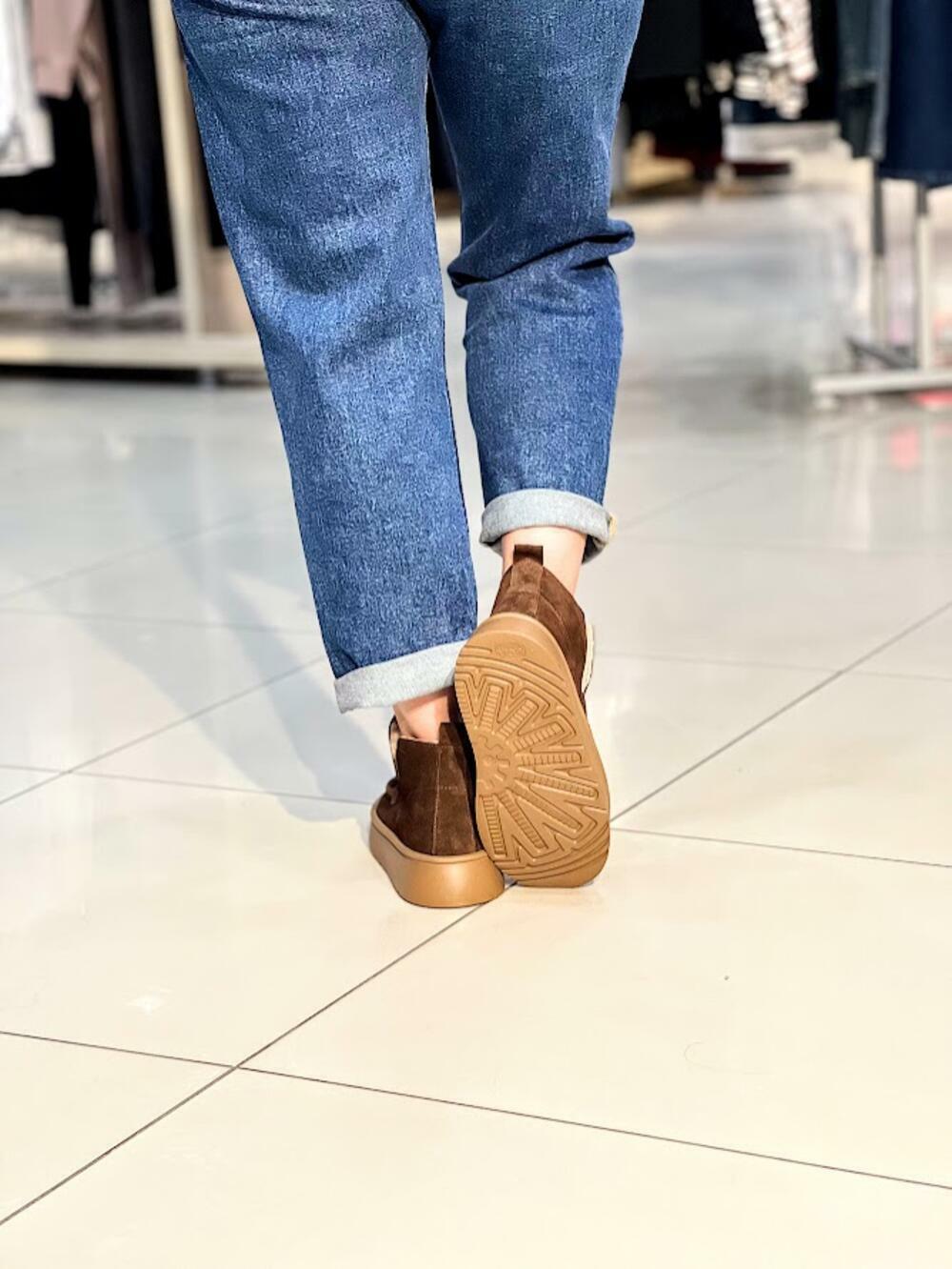 Черевики лофери LM 705225-5 утеплені коричневий, 40