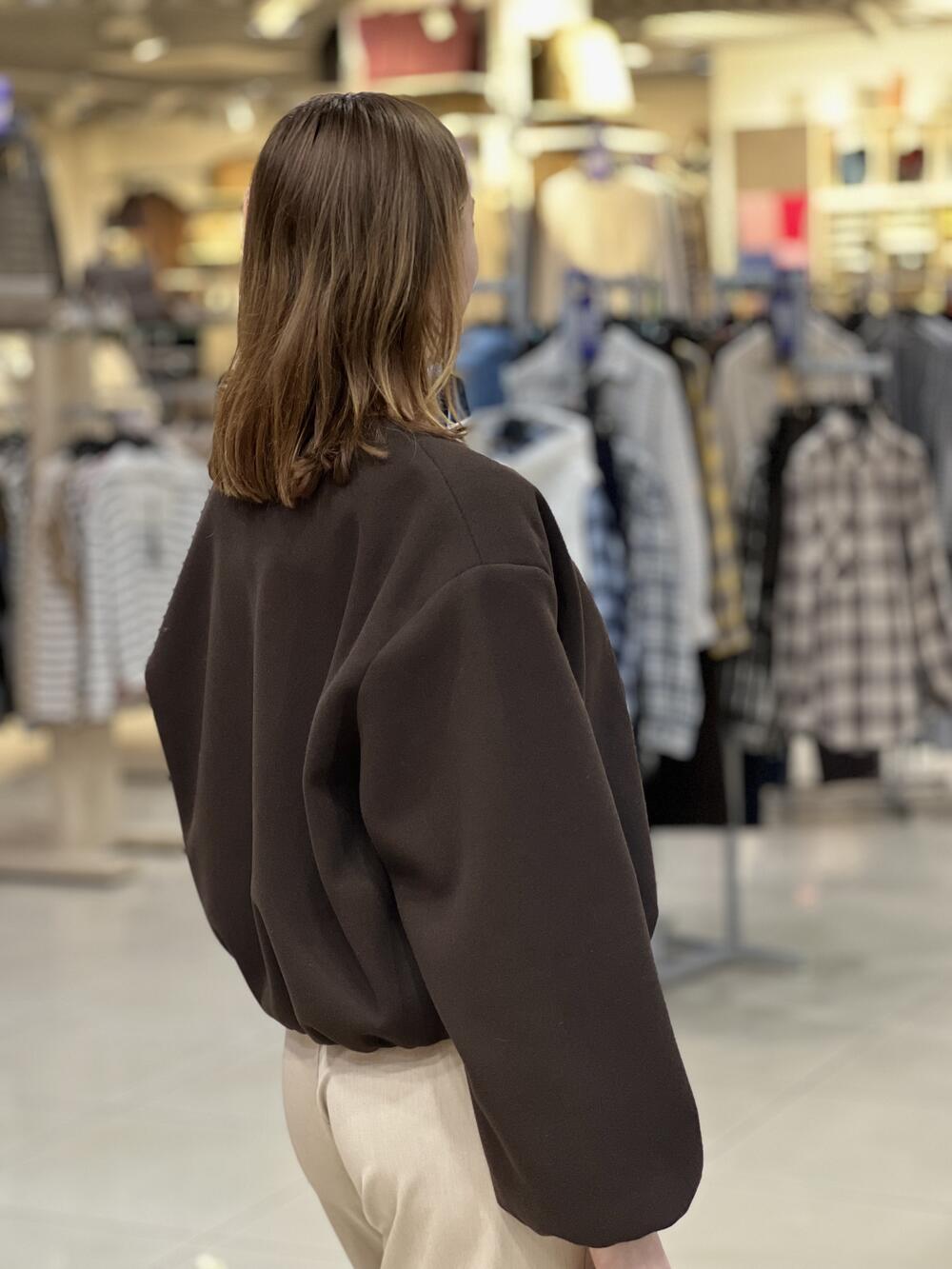 Бомбер LN 4.1 SIM кашемір темний шоколад, 42/S