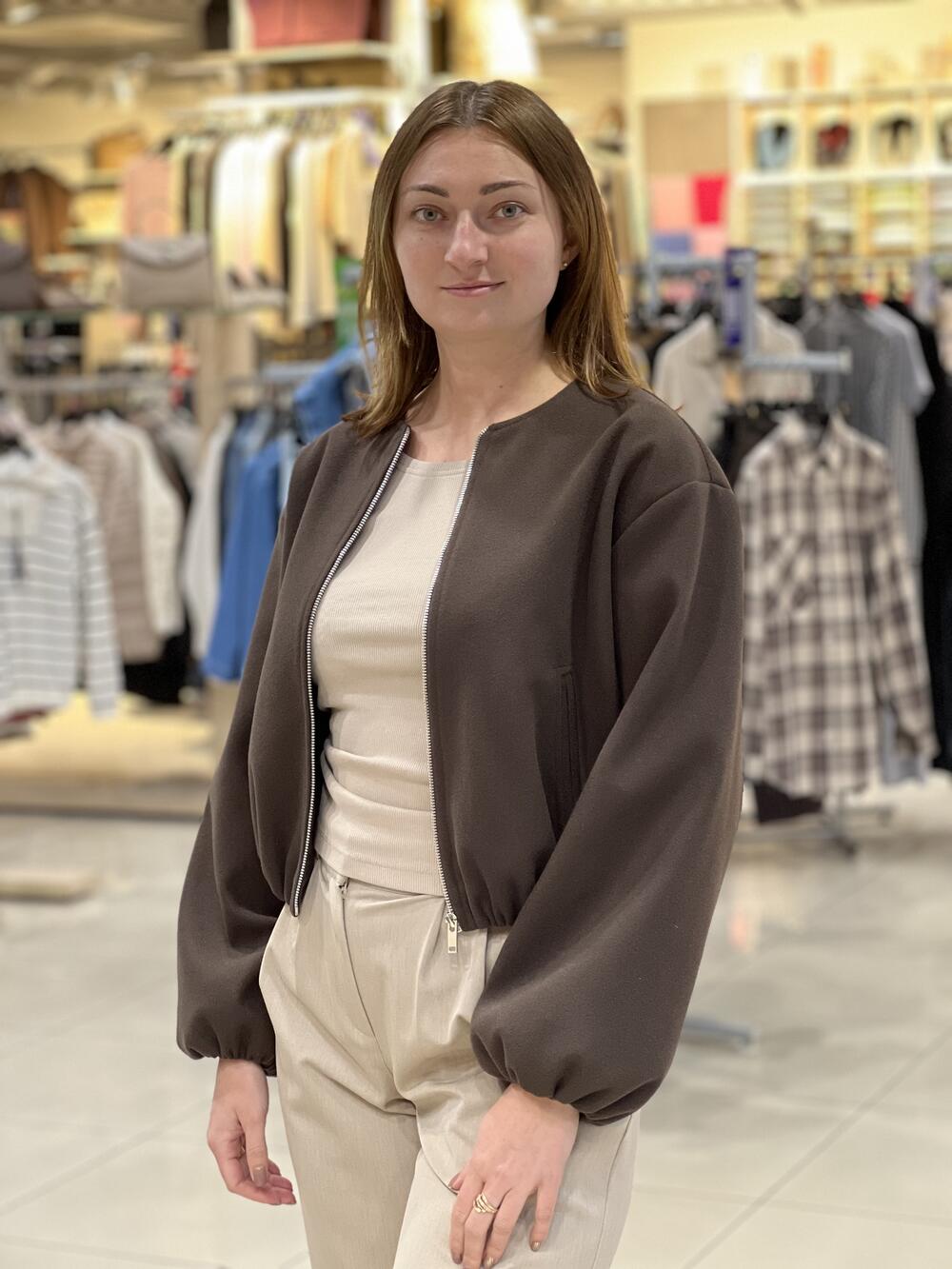 Бомбер LP 1025 кашемір шоколад, 48