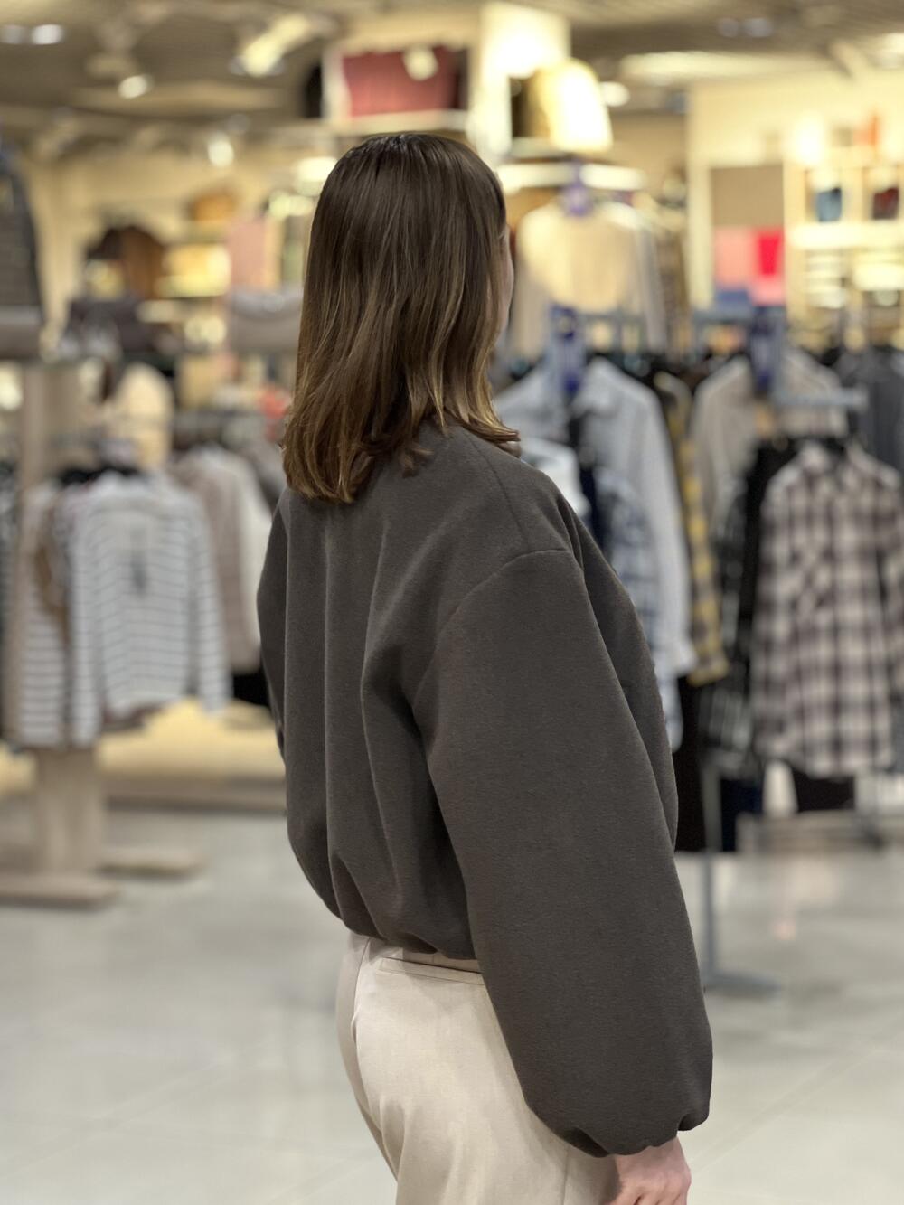 Бомбер LN 4.1 SIM кашемір молочний шоколад, 46/L