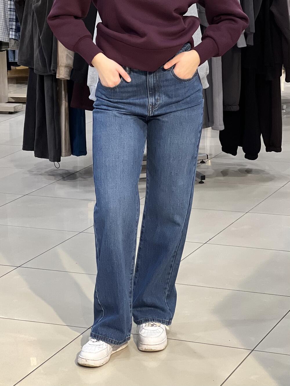 Джинси LP L27202 D-YANNA широкі прямі синій, 29(48-50)